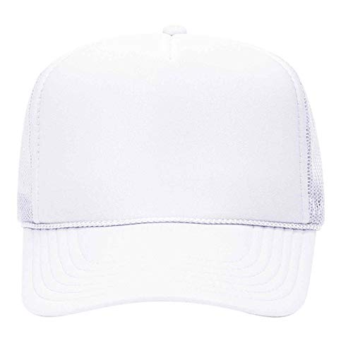 OTTO Caps 5 Panel High Crown Mesh Back Trucker Hat for Men Women Adjustable Outdoor Summer Hats
| OTTO Caps 5 Panel Hig