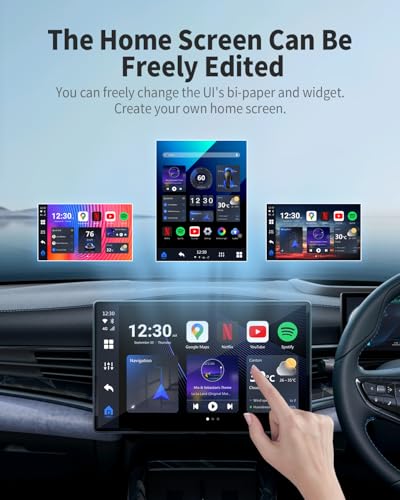 OTTOCAST P3 Lite CarPlay AI Box - Wireless Adapter, 4GB+64GB Storage, GPS, Streaming YouTube & Netflix