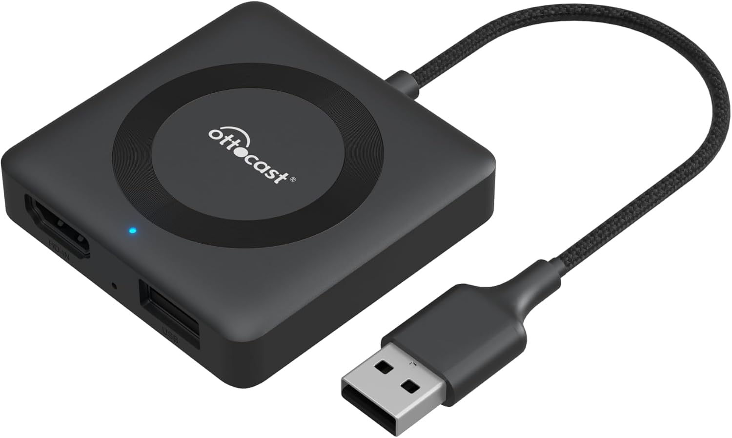 OTTOCAST Car TV Mate Pro Wireless CarPlay Adapter - Compatible with Set Top Box - Ideal for Car Tech Enthusiasts - Enha