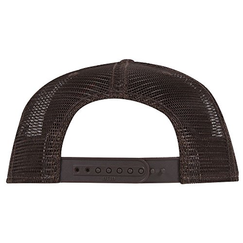 OTTO Cork Flat Visor 5 Panel Mesh Back Trucker Hat for Men Summer Sport