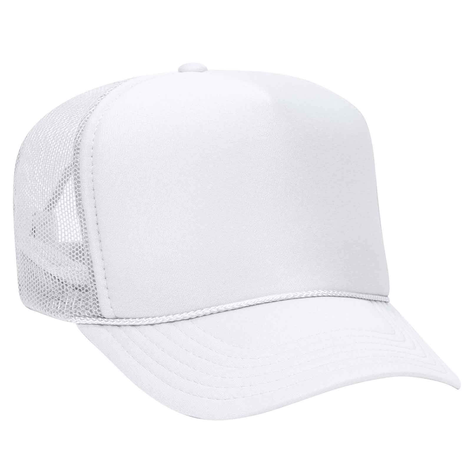 OTTO Caps 5 Panel High Crown Mesh Back Trucker Hat for Men Women Adjustable Outdoor Summer Hats
| OTTO Caps 5 Panel Hig