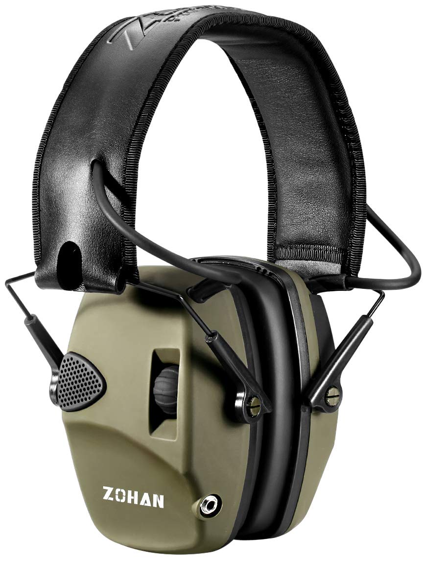 ZOHAN EM054 Electronic Shooting Ear Protection with Sound Amplification for Gun Enthusiasts at Shooting Ranges Carbonfre