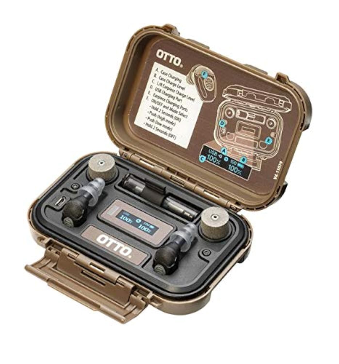  OTTO Engineering NoizeBarrier Micro Black Noise Cancelling Earplugs V4-11029 for Construction Workers
| OTTO Engineerin